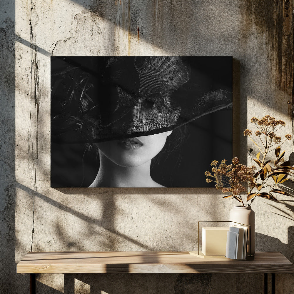 Das Mädchen mit dem Hut | Leinwand-Bilder