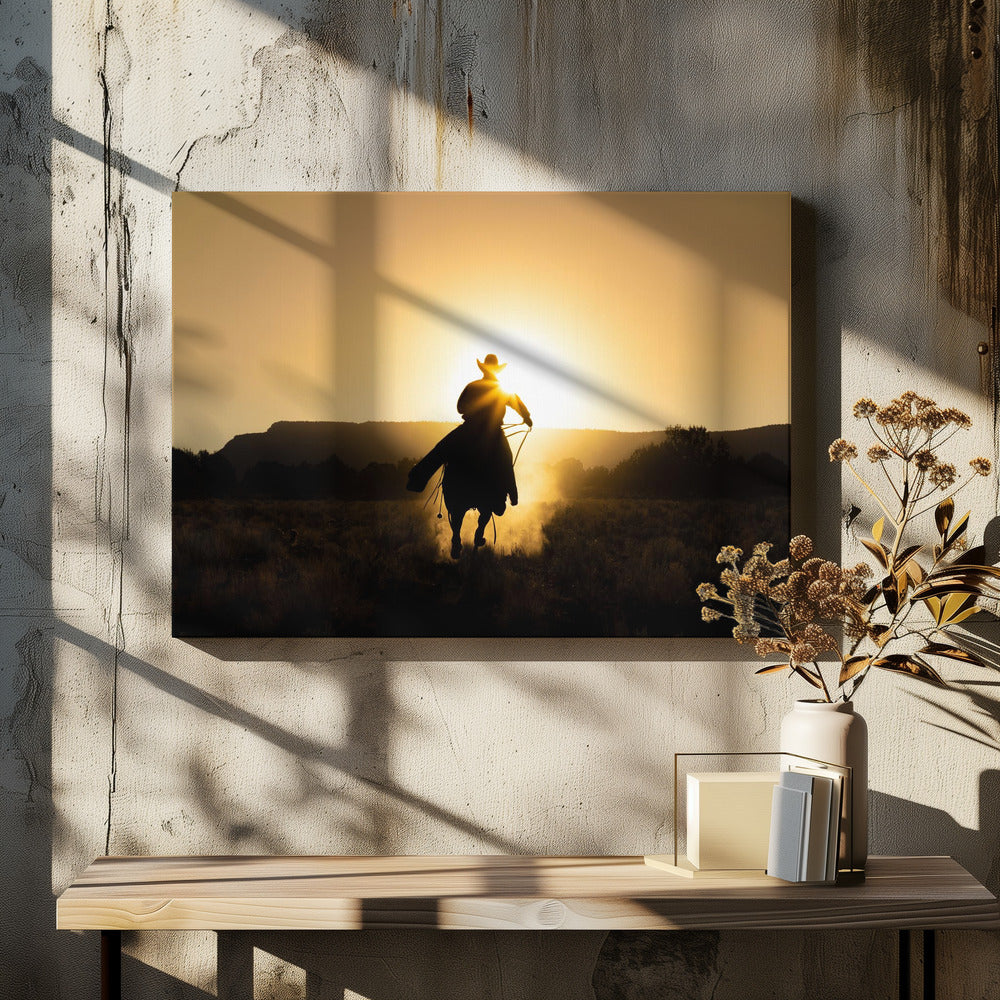 Il Cowboy | Stampe su Tela
