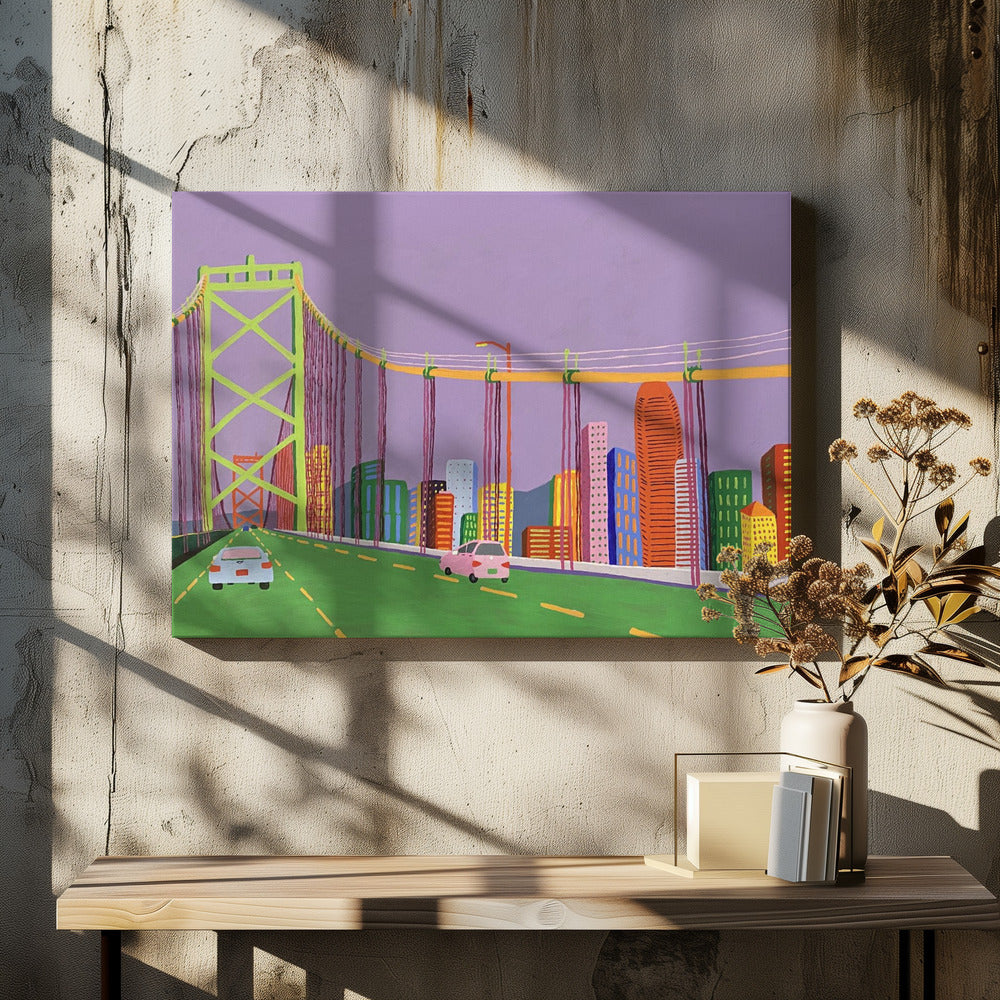 Pont de la baie d'Oakland | Tableaux sur Toile