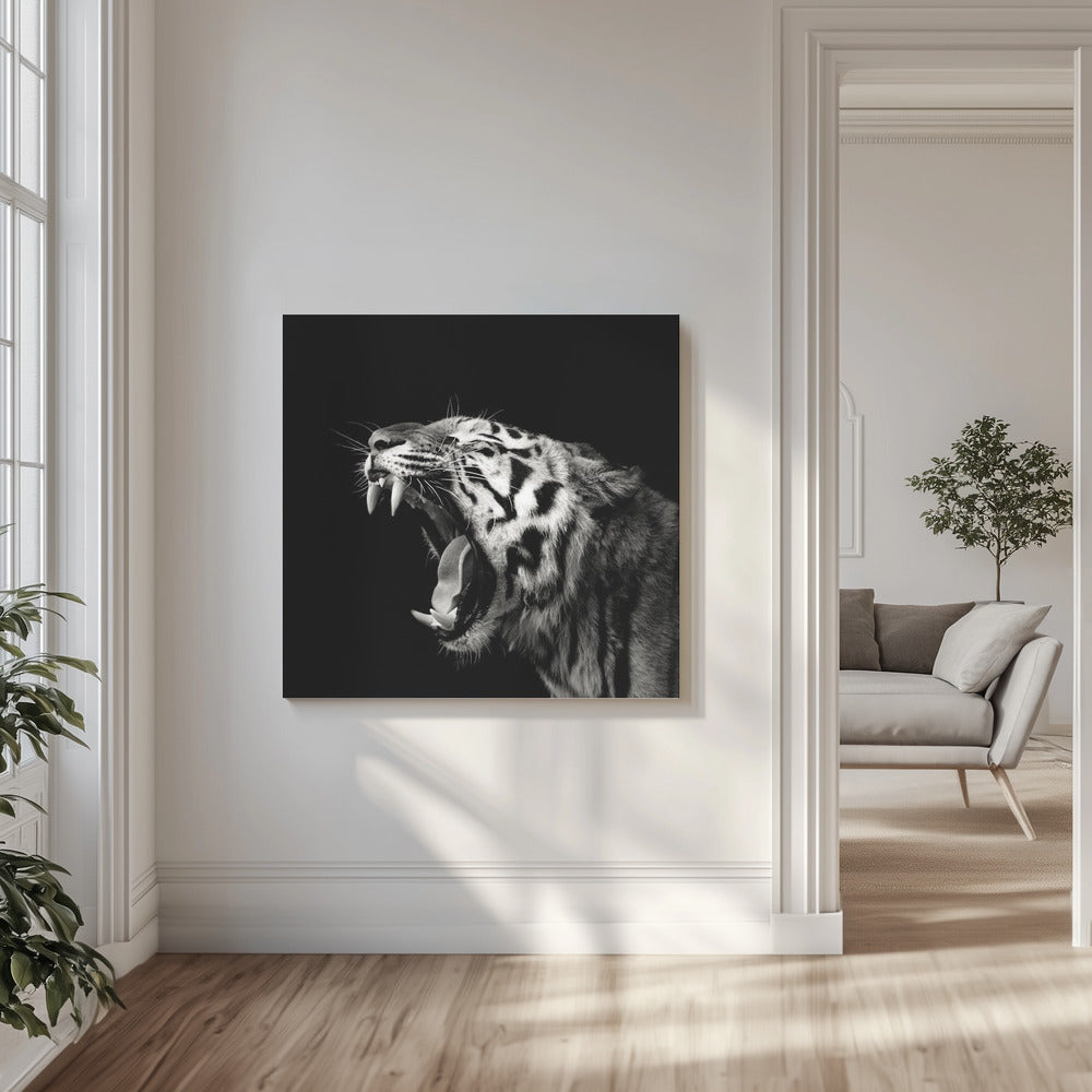 Primal Yawn #4 | Canvas