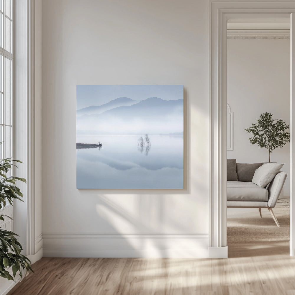 Blaue Stille | Leinwand-Bilder