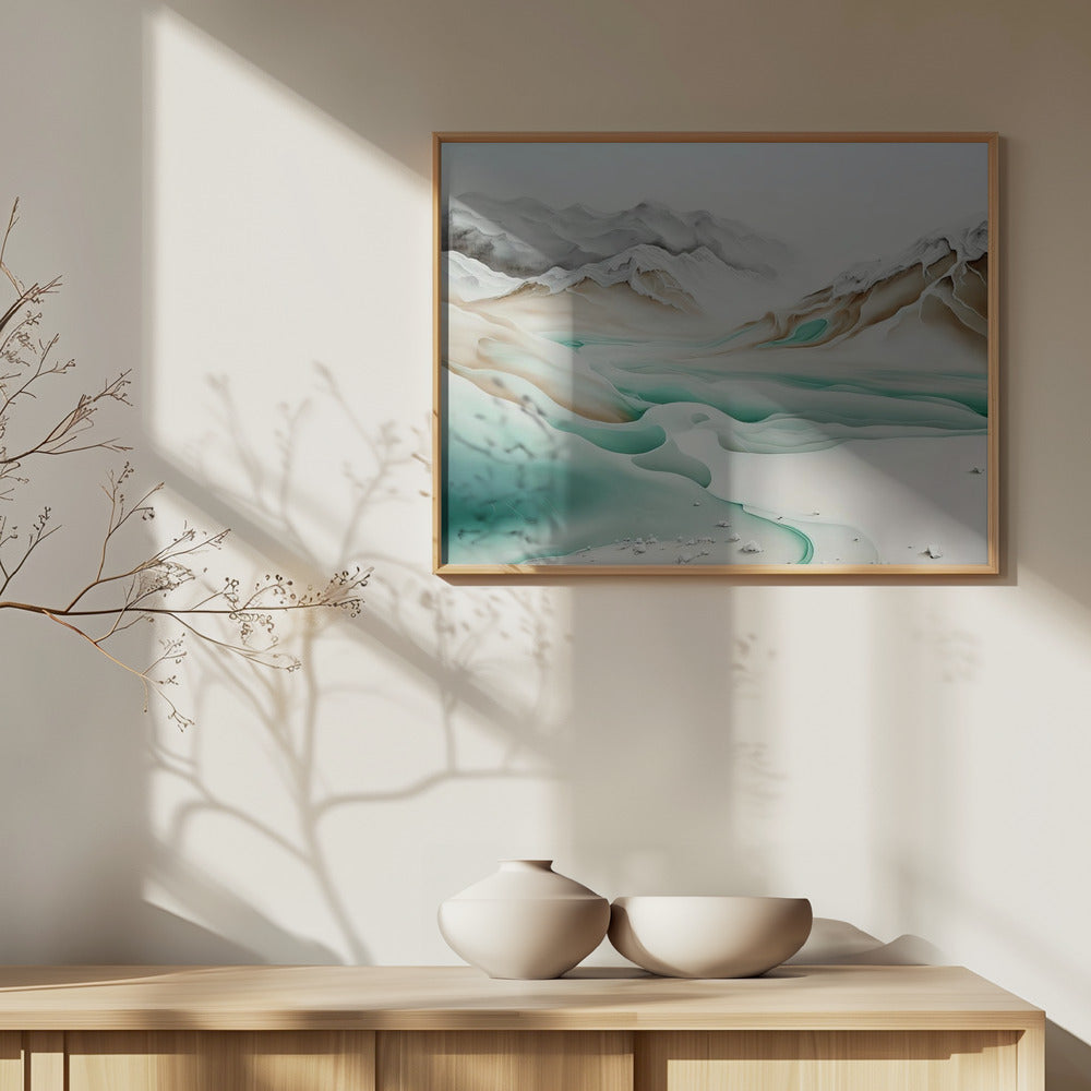 Tranquil Alpine Flow | Poster