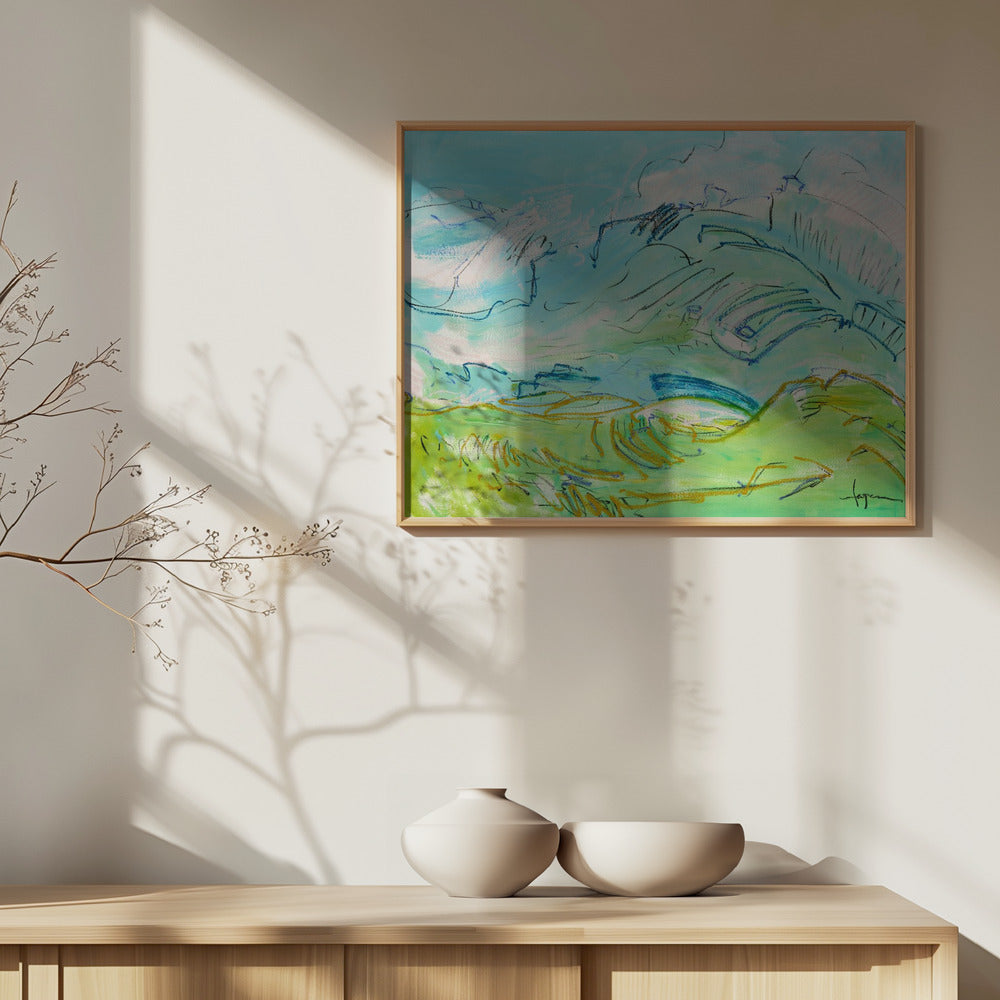 Whimsical Hillscape | Poster