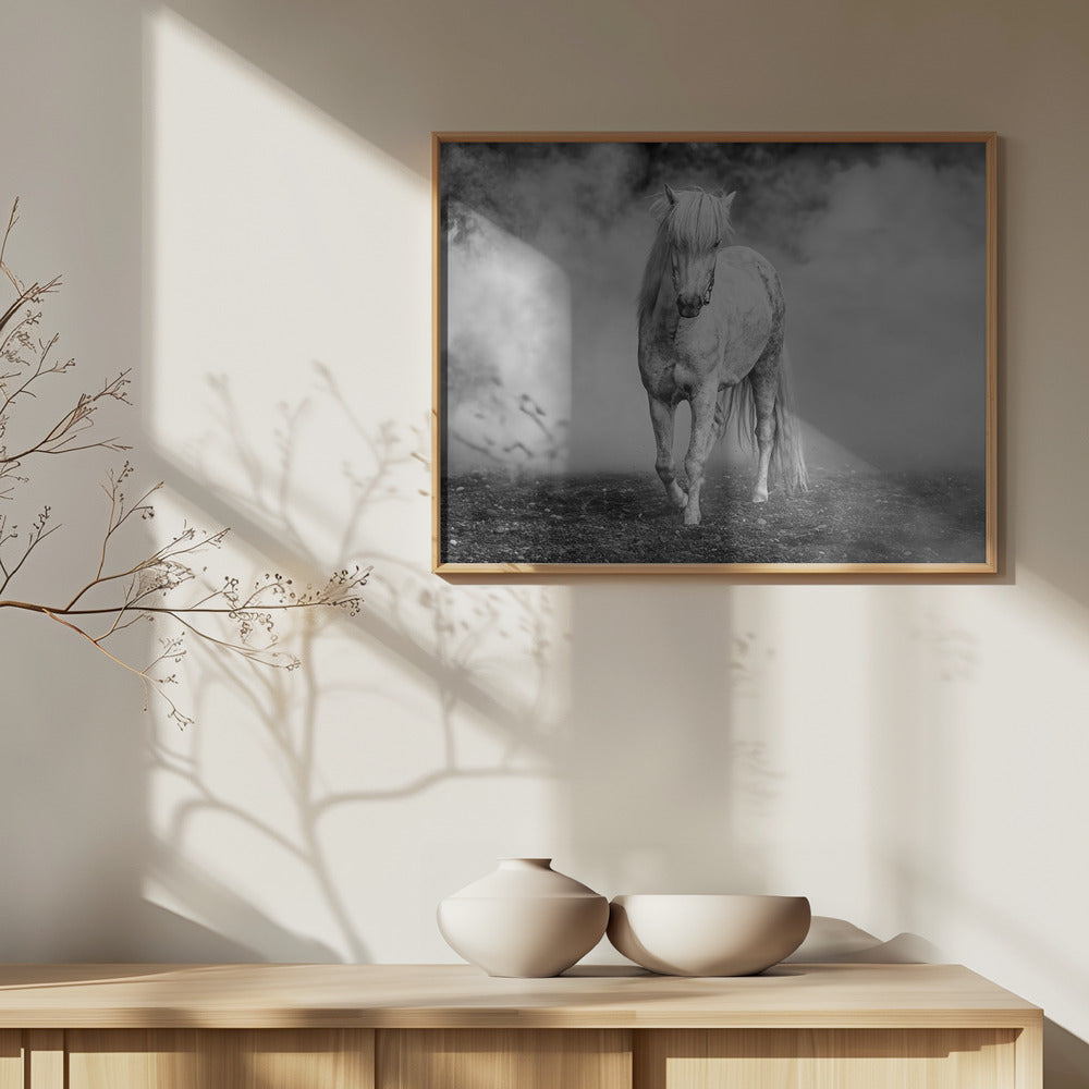 Und da kam ein weißes Pferd | Poster