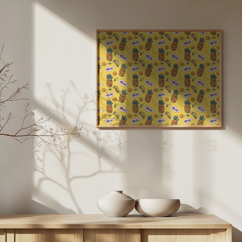 Tropical Fruit Fiesta | Poster