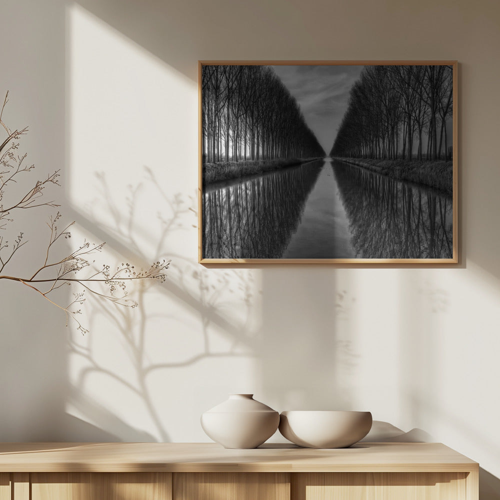 Ins Unendliche verschwunden | Poster - Kunstdruck