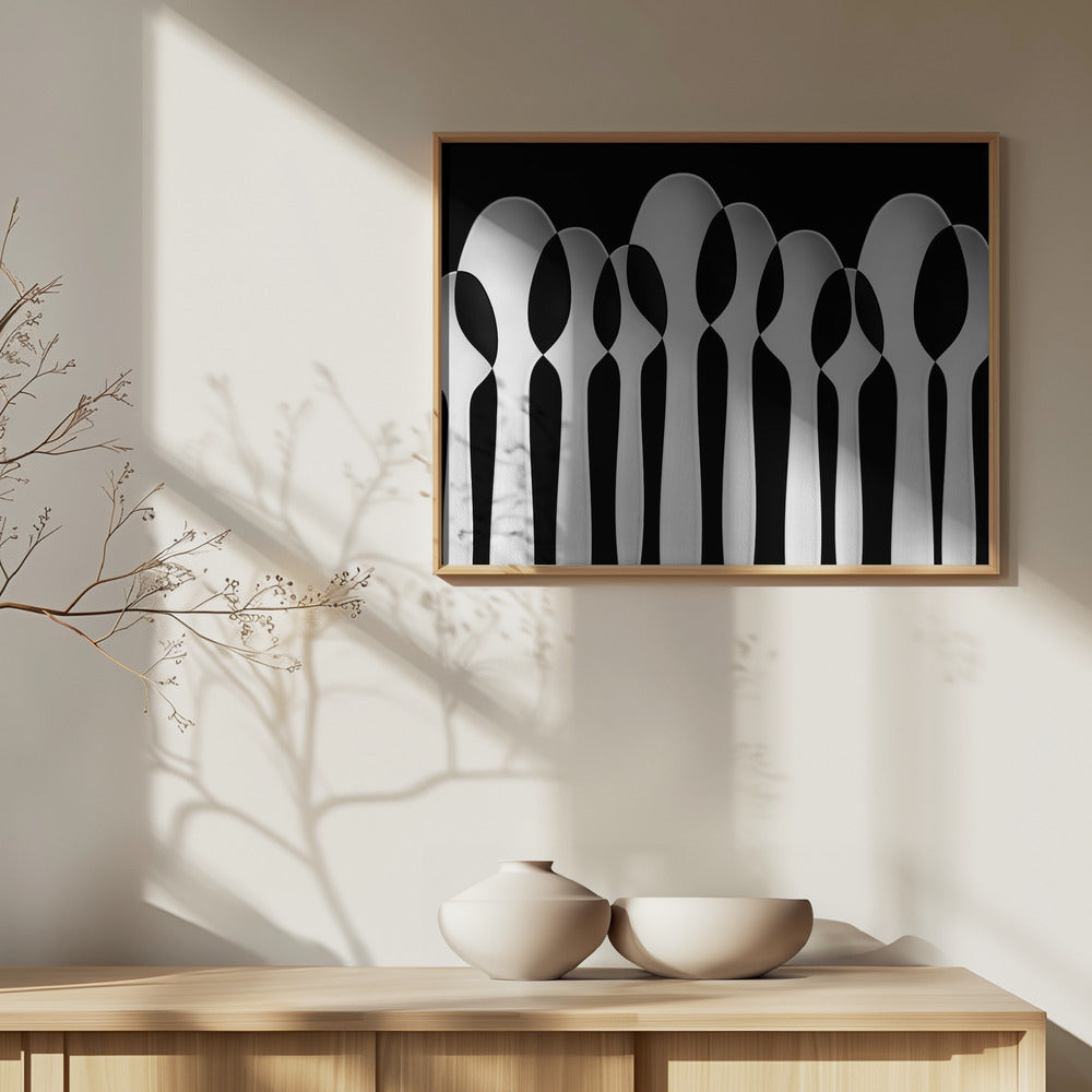 Cucchiai Abstract: Foresta | Poster - Stampe d’Arte