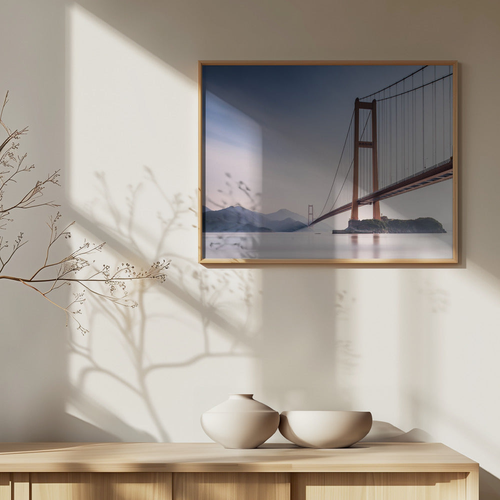Xihoun silta ja Moon Bay | Julisteet - Taidevedokset