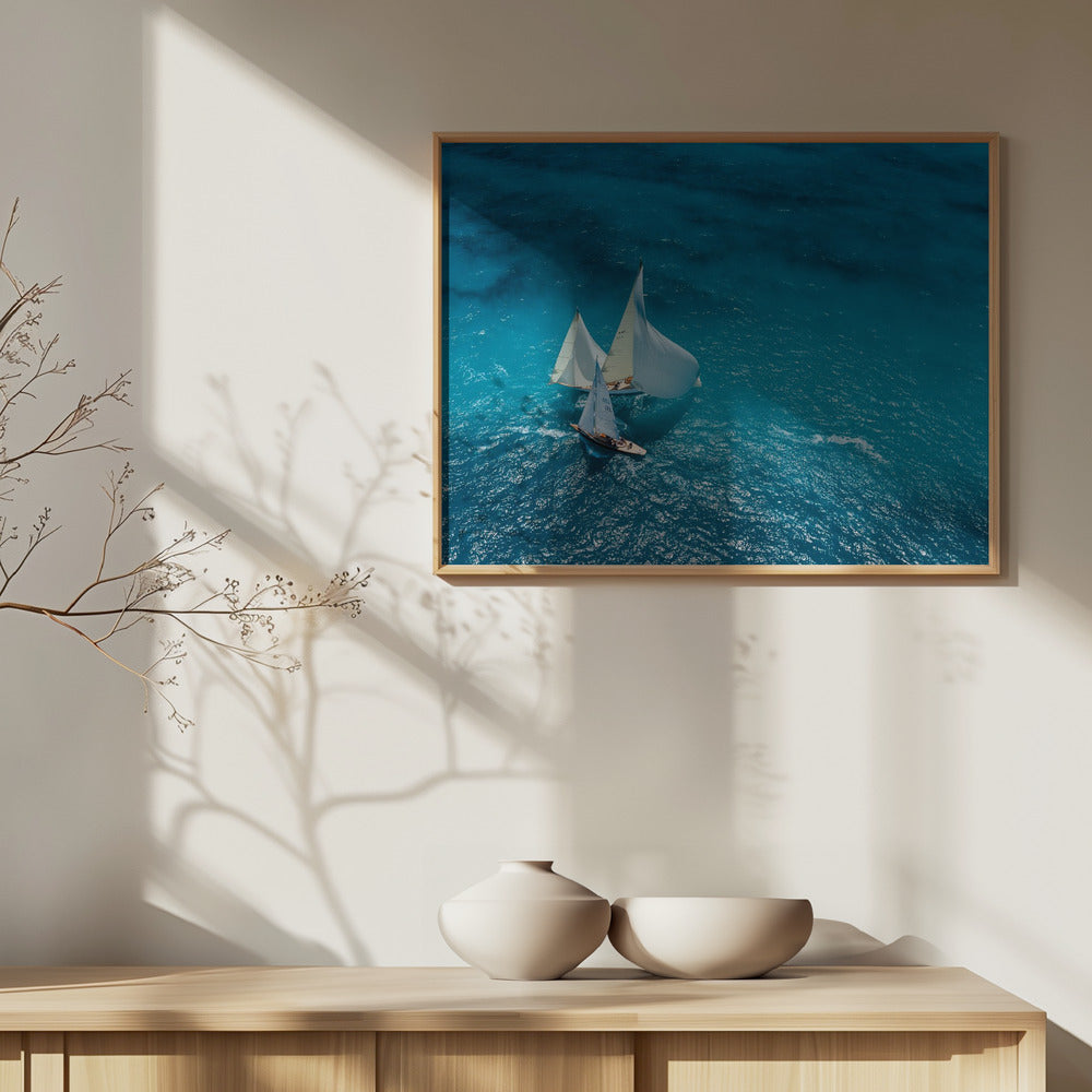 Croisement bleu | Posters - Affiche Artistique