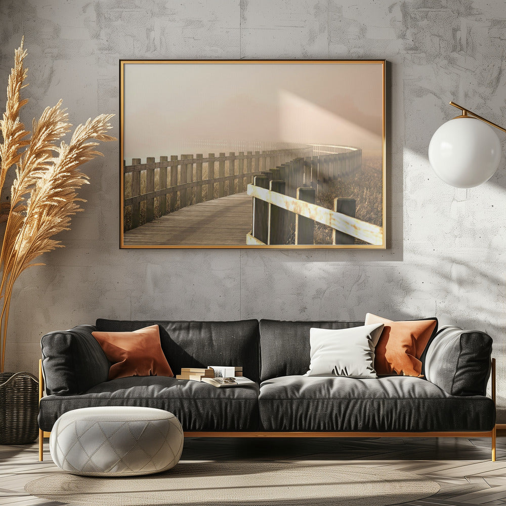 Der Weg wird heller. | Poster - Kunstdruck