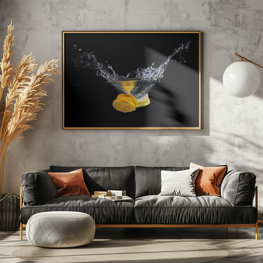 Orange splash | Poster