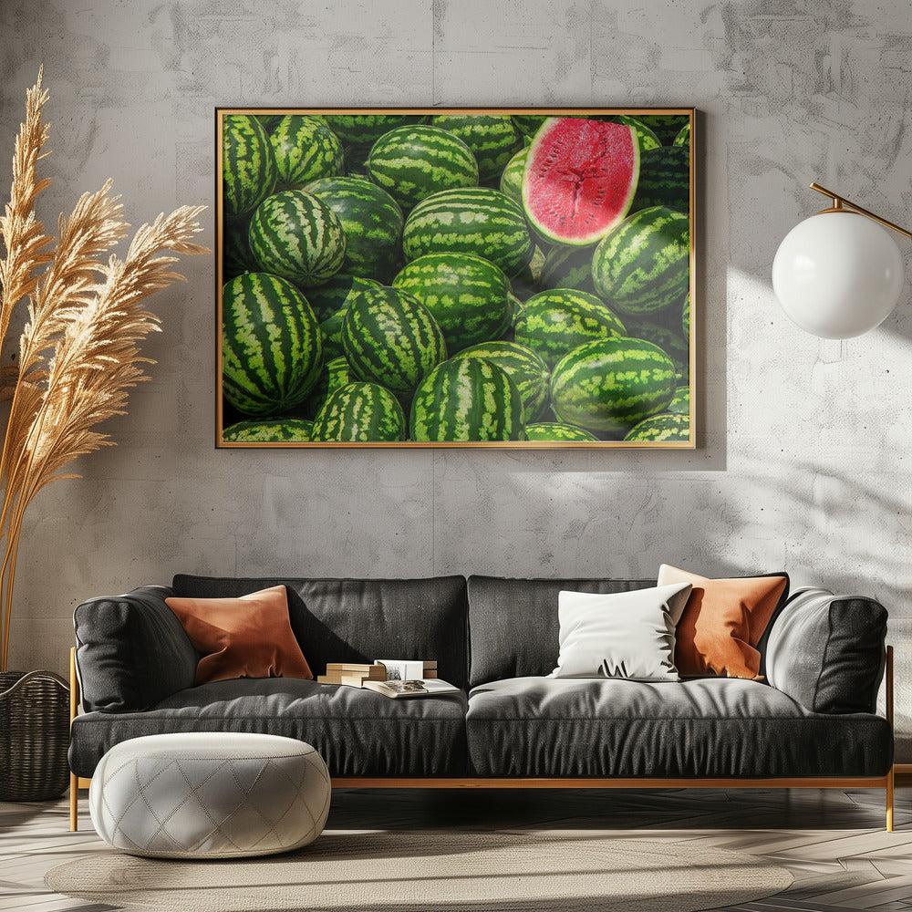 Rouge en vert | Posters - Affiche Artistique