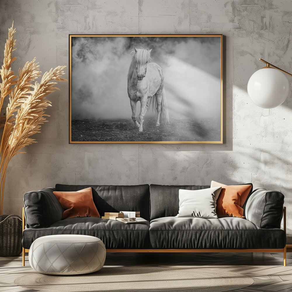 Und da kam ein weißes Pferd | Poster