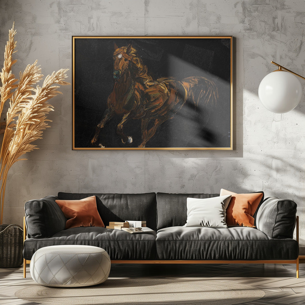 Ein braunes Pferd | Poster