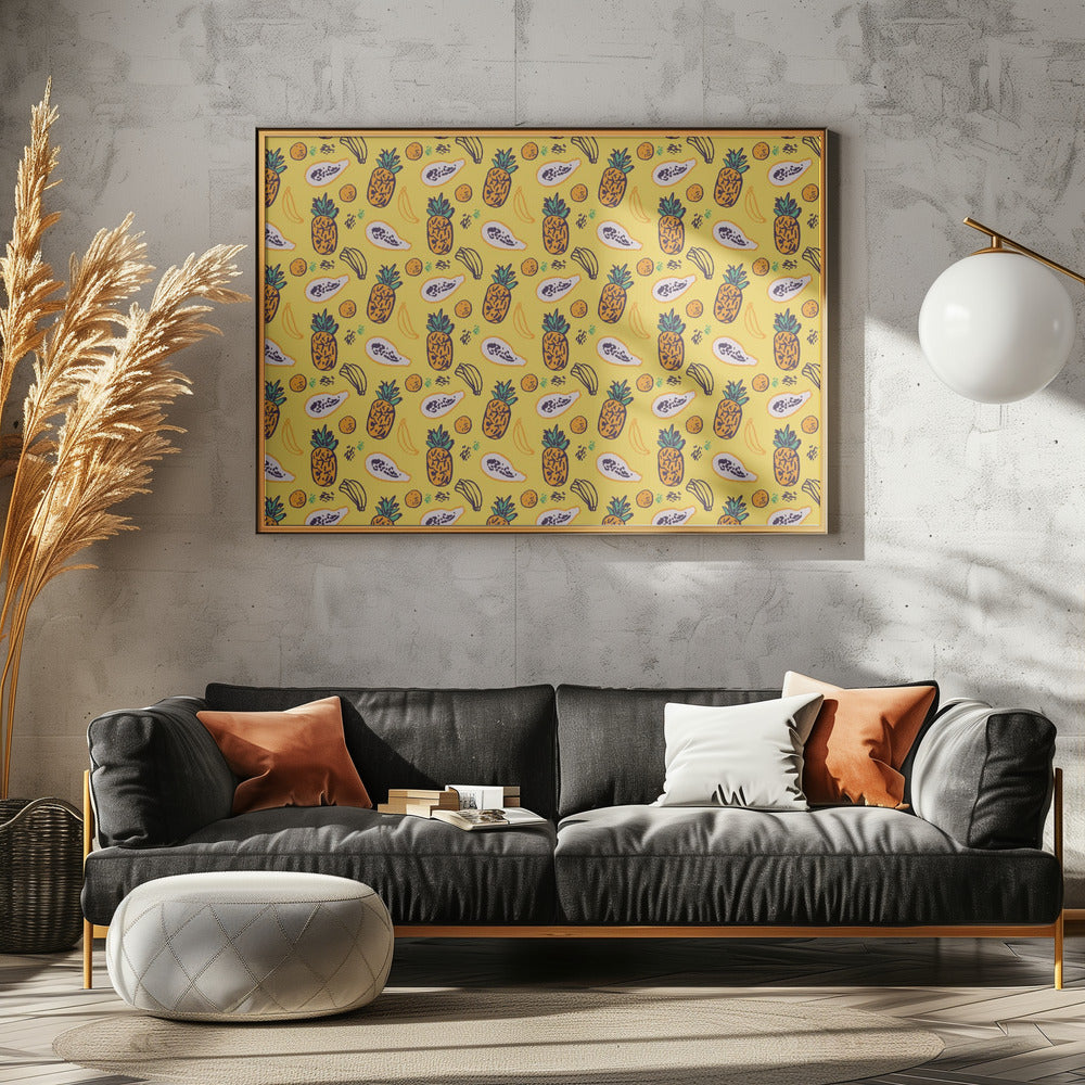 Tropical Fruit Fiesta | Poster