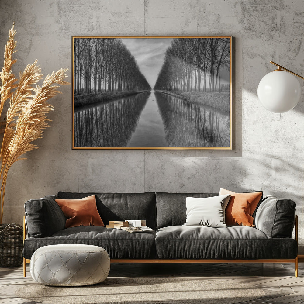 Ins Unendliche verschwunden | Poster - Kunstdruck
