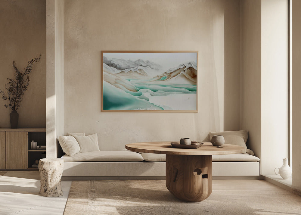Tranquil Alpine Flow | Poster