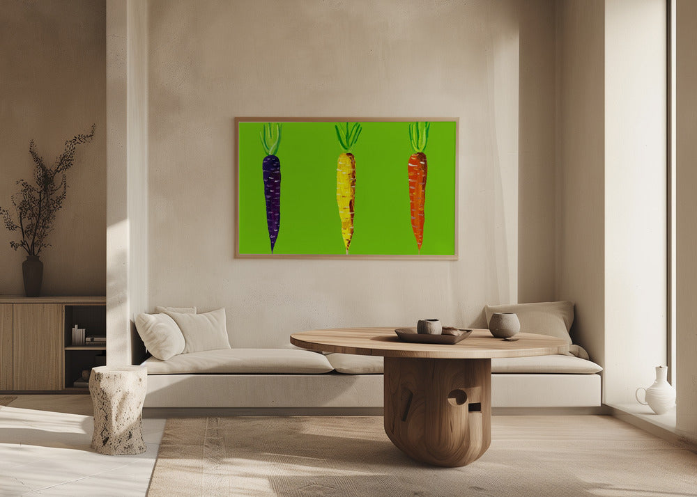 Gulerødder | Plakater - Kunsttryk