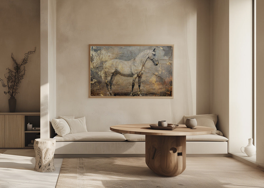Horse Vintage Art Illustration 06 | Poster