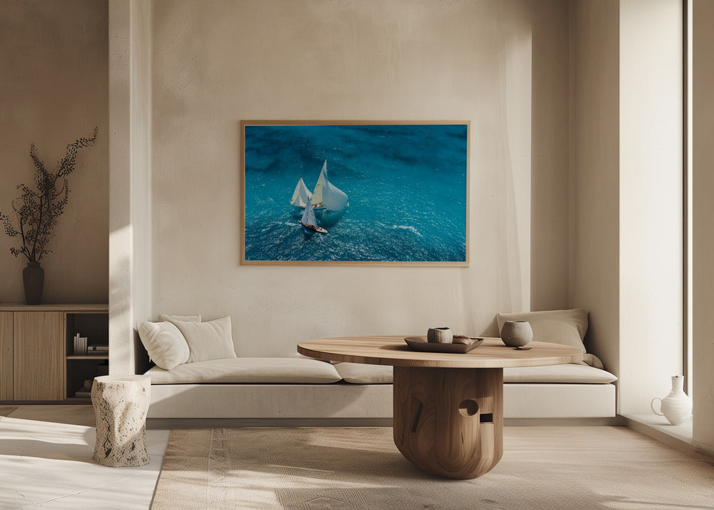 Croisement bleu | Posters - Affiche Artistique