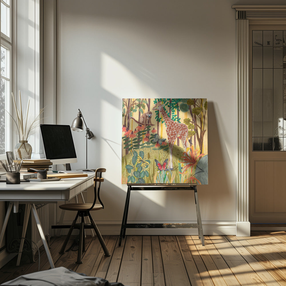 Giraffe in nature | Canvas