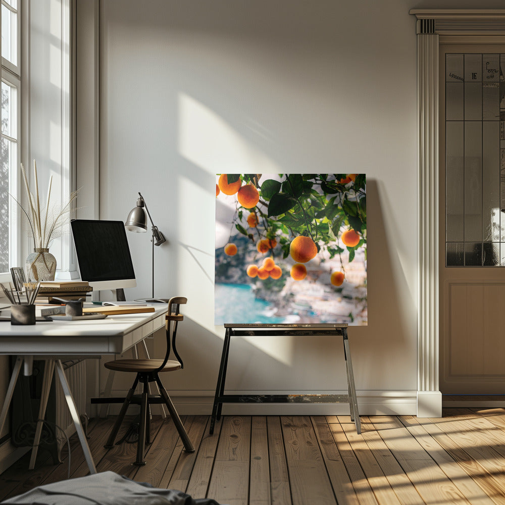 Orangen von der Amalfiküste | Leinwand-Bilder