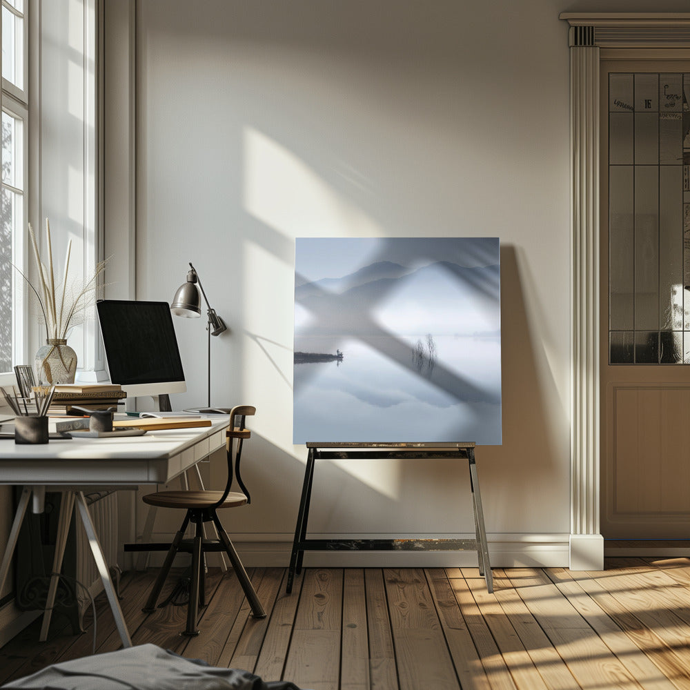 Blaue Stille | Leinwand-Bilder