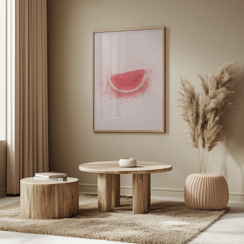 Watermeloen Splash | Posters - Kunstdrukken