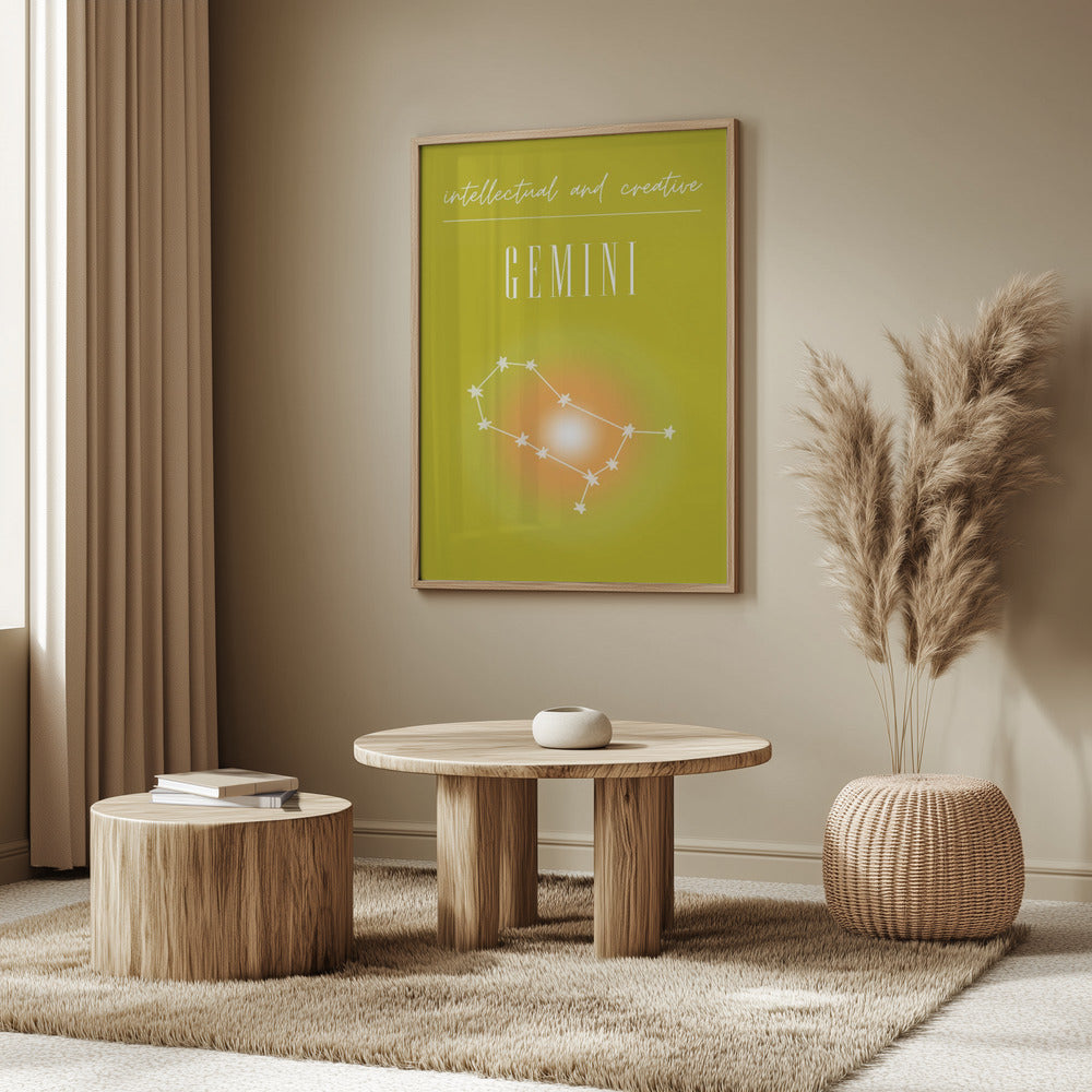 Gemini Zodiac Print Art | Poster
