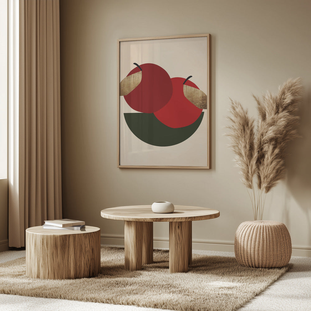 Two Red Apples | Poster