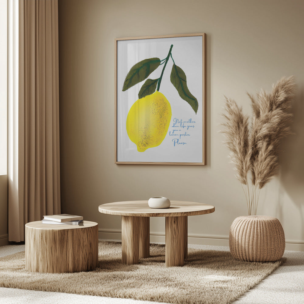 Notes de tête de citron | Posters - Affiche Artistique
