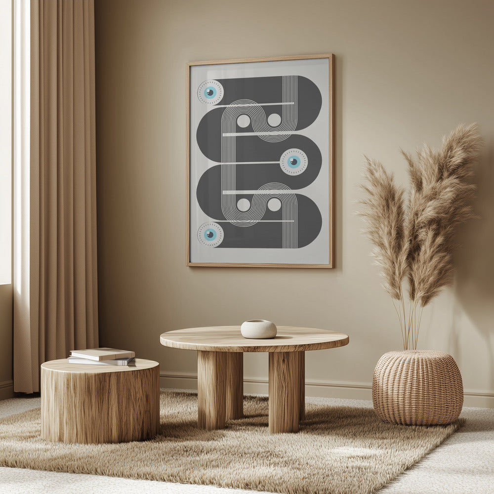 Geometrical Evil Eyes | Poster