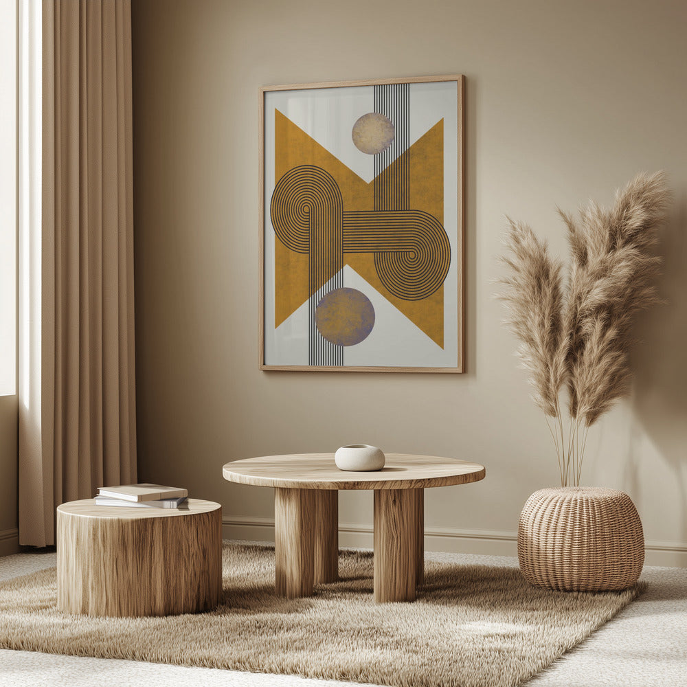 Textured Mid Century Composition 4 | Poster