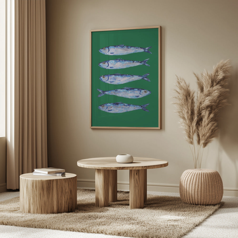 Sardiner Skogsgrön | Poster