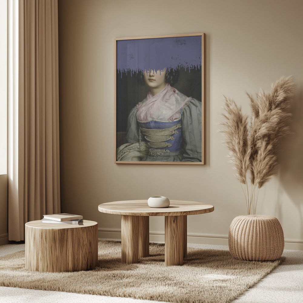 Portrait of Vintage Woman Collage | Poster