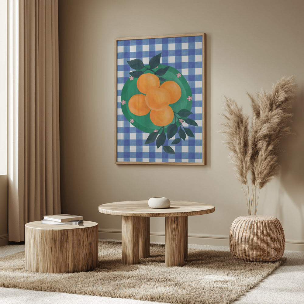 Rutig Citrusberlock | Poster
