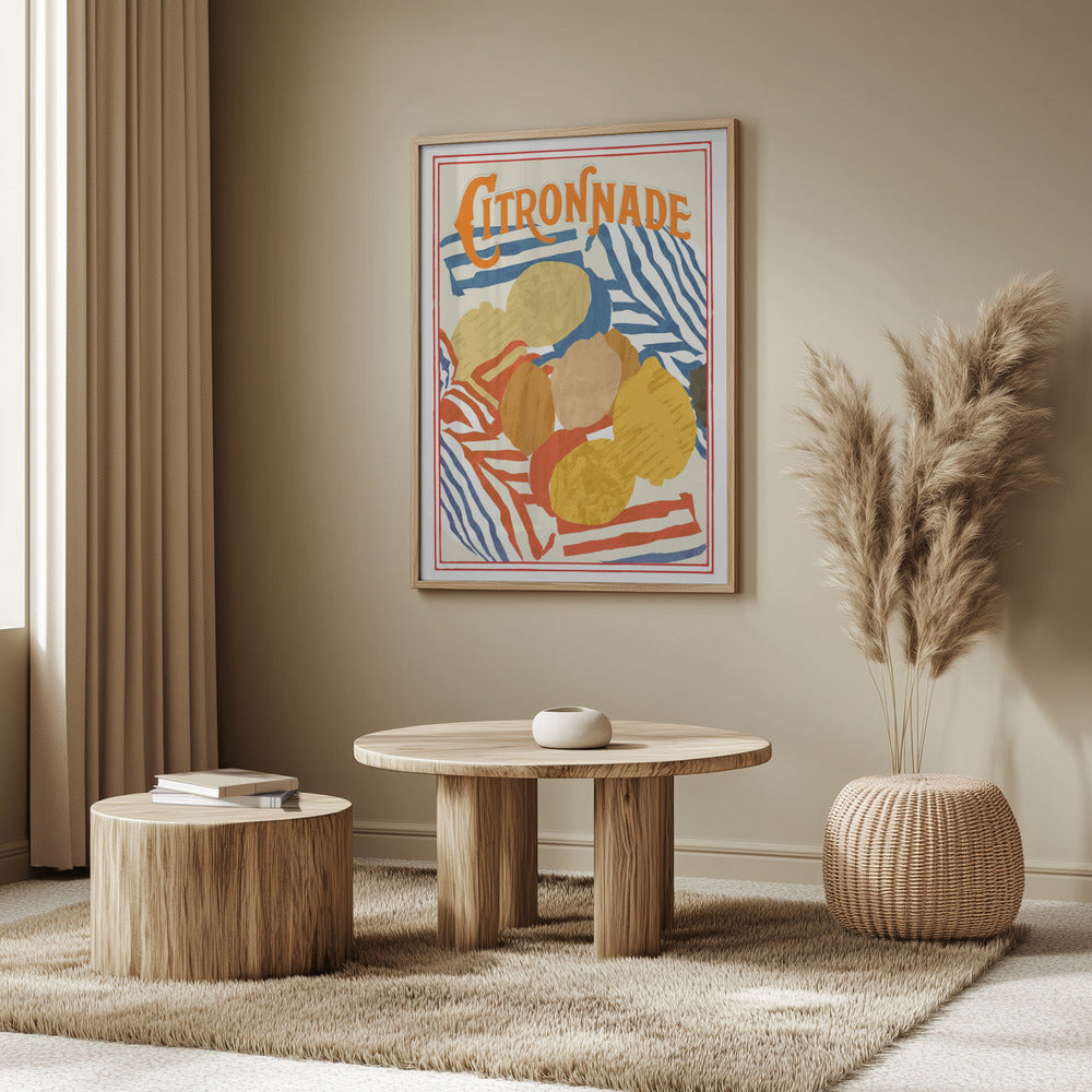 Citronnade Blau und Rot | Poster