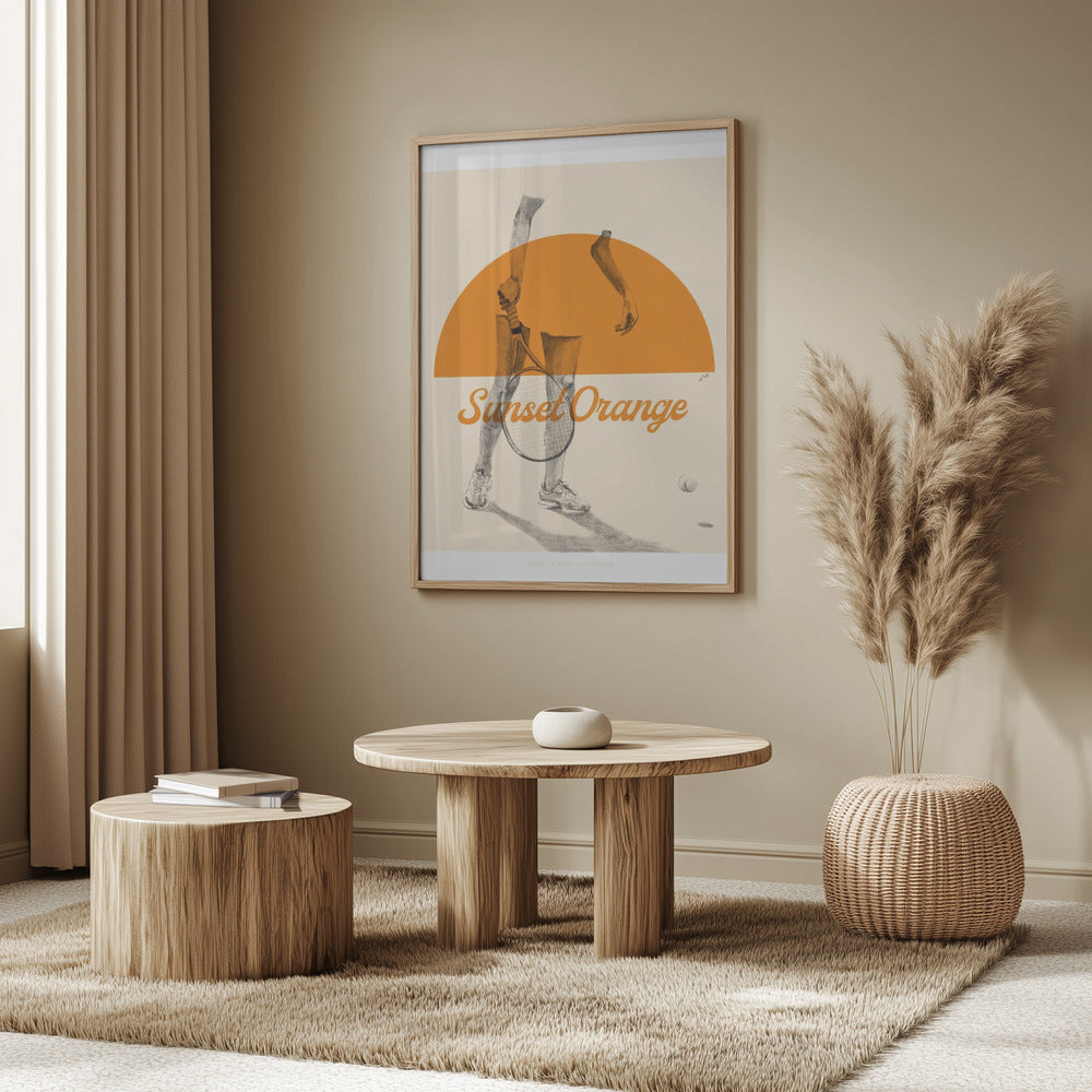Sunset Orange | Poster