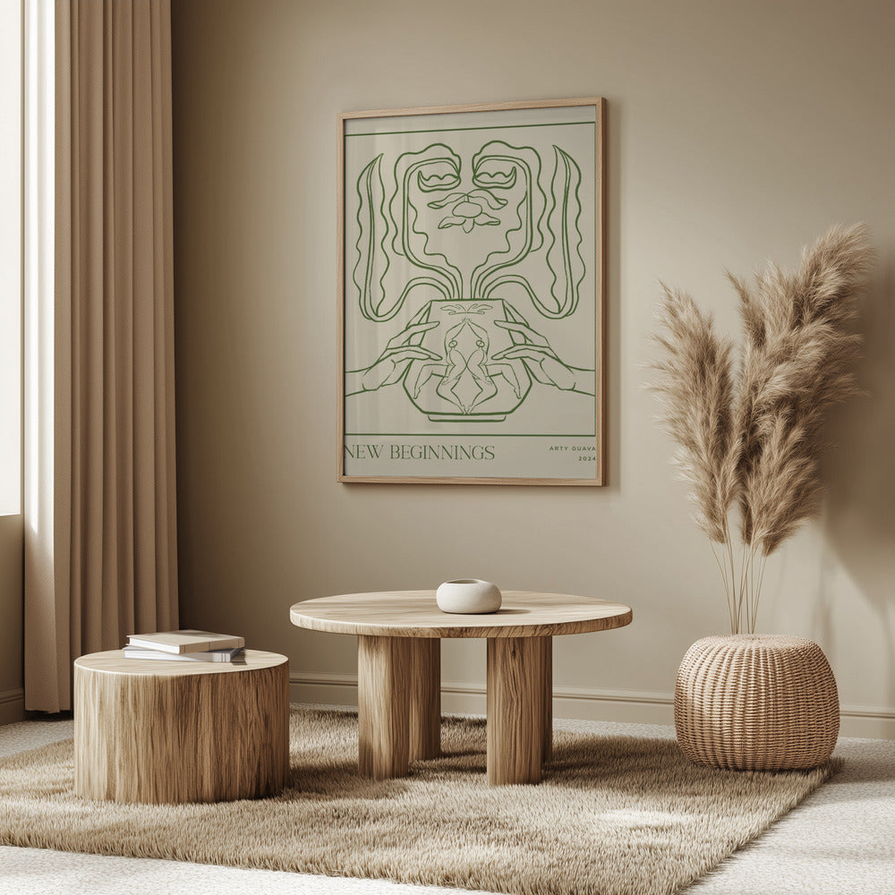 Vessel Collection : New Beginnings (LineArt) | Poster