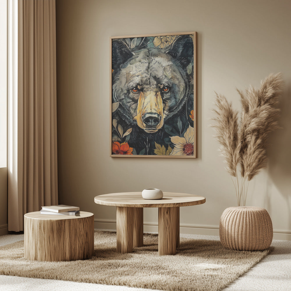 Animal Bear Watercolor Animal Art 9 | Poster