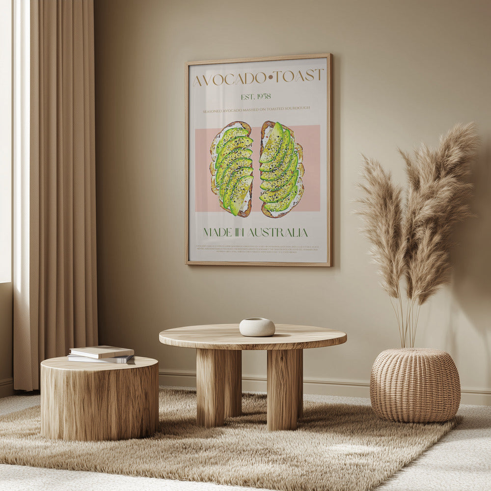 Toast with Avocado | Poster