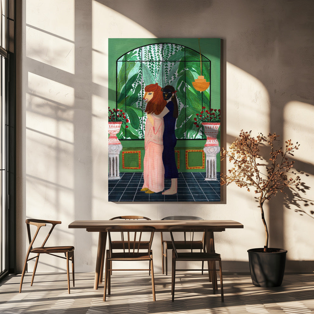 Maman Lion | Tableaux sur Toile