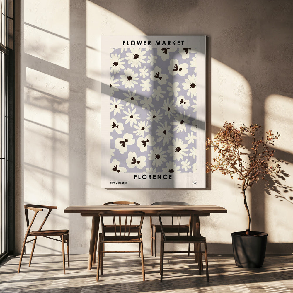 Blomstermarked Firenze | Lærredsbilleder