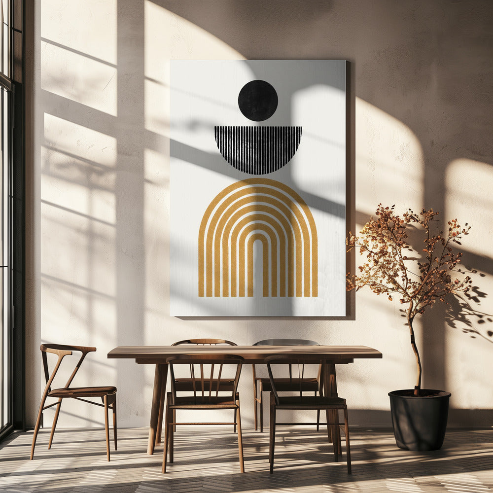 Midcentury Composition | Canvas
