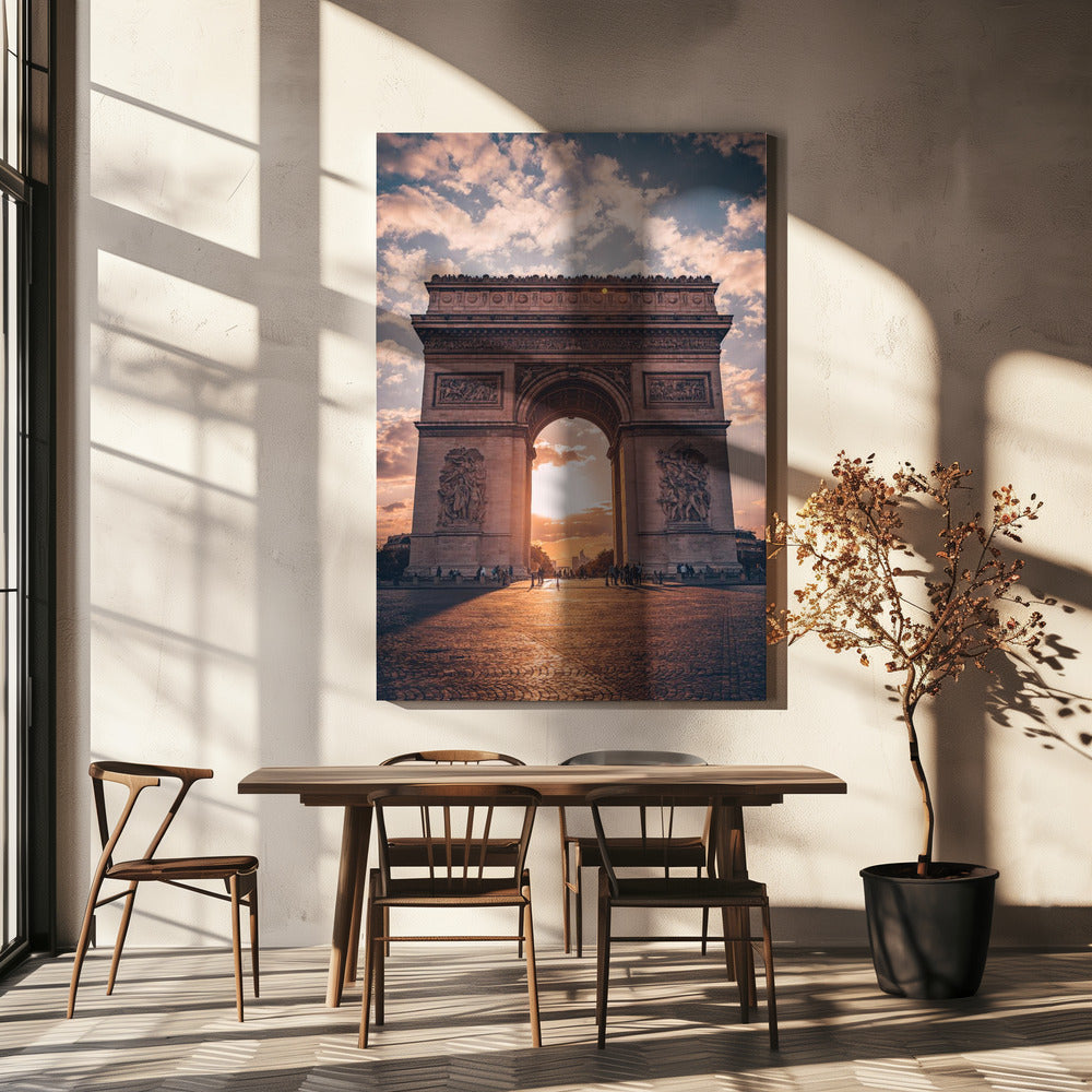 Gouden Boog van Parijs | Canvasprints