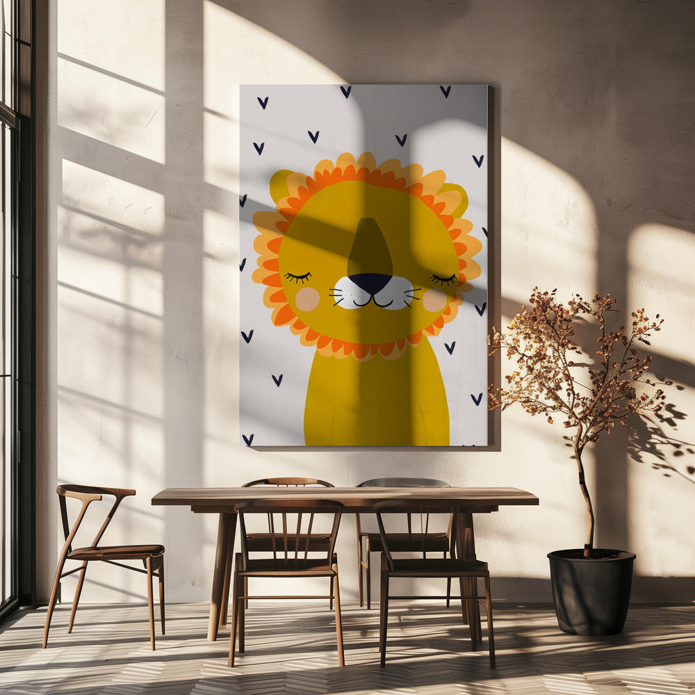 Petit Lion | Tableaux sur Toile