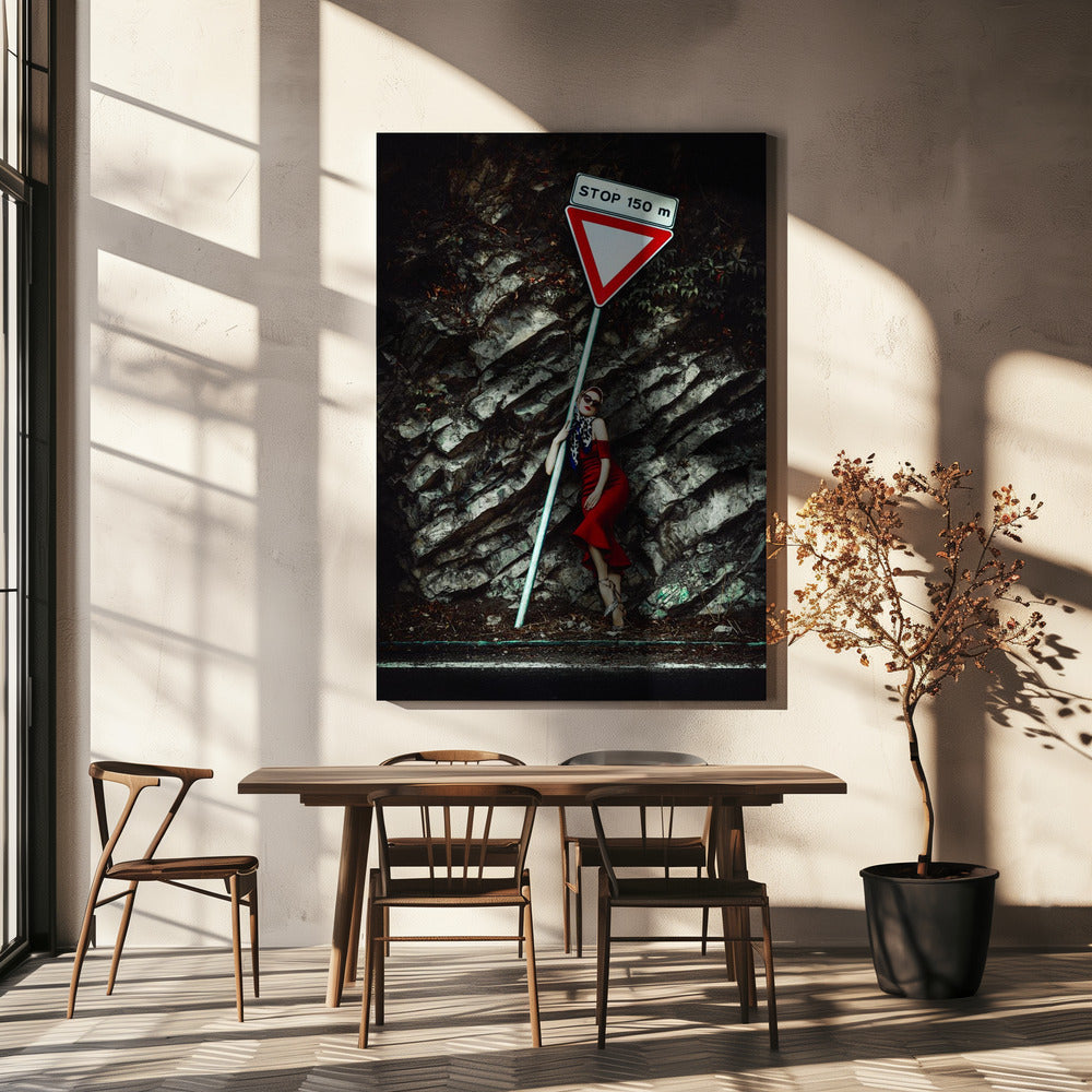 Fermata Eleganza Rossa | Stampe su Tela