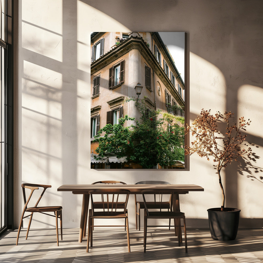 Botanisches Trastevere Rom || | Leinwand