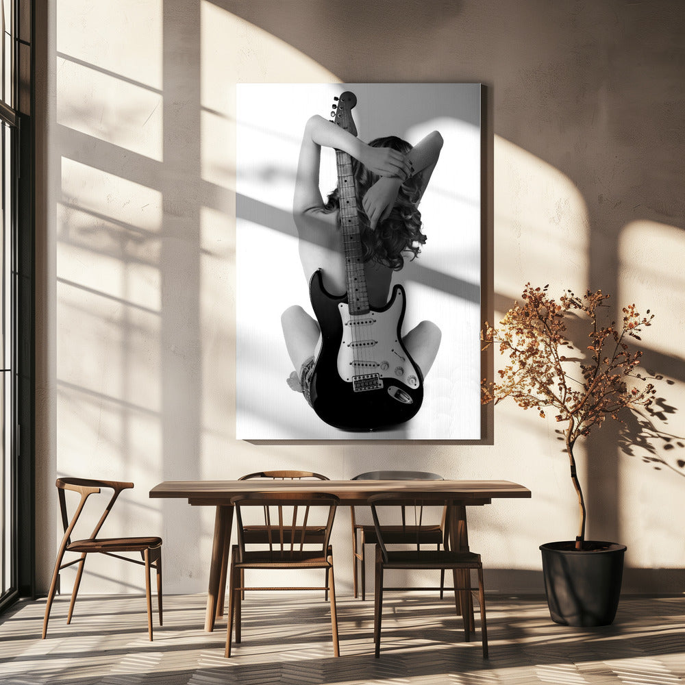 Lady en de Strat | Canvasprints