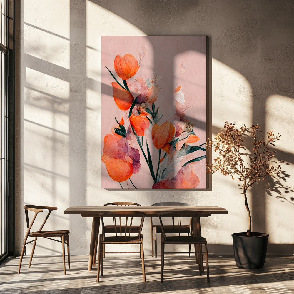 Tulipes oranges | Tableaux sur Toile